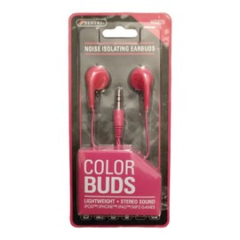 Sentry, Noise Isolating, Lightweight, Stereo Sound, Color Buds H0220 In Pink