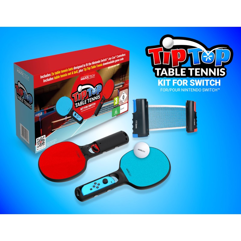 Tip-Top Table Tennis Schläger (Download-Code in der Box) - Switch