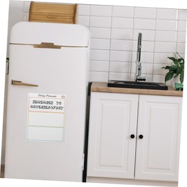 CIYODO Message Board Refrigerator Magnets Stickers Calendar Refrigerator Reminder Kitchen Writing Board Sticker Reminder Memo Writing Board Rewritable Fridge Magnet White Shopping Resin