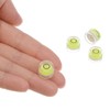 HARFINGTON 4pcs Round Bubble Level 12x7.5mm Mini Circular Bullseye Spirit