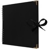Bstorify 10 x 10 Inches Scrapbook Album 70 Pages Black