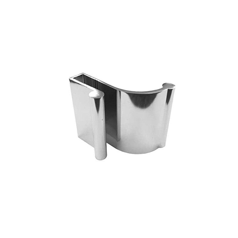 Gordon Glass 1-1/2" Brite Chrome Frameless Shower Door Slip-On Finger