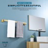 KOKOSIRI 24-Inch Single Towel Bar, Bathroom Kitchen Towel Holder, Wall