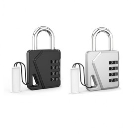 Nametag 4-Dial Combination Lock Nametag 4-Dial Combination Lock (Black) 2ea