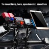 Bike Cycling Handlebar Extender Extension Holder Mount for GPS Lamp/Units/Headlights