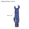 sourcing map Coaxial Cable Stripper, Multifunctional Pen-Style Stripping Hand Tool