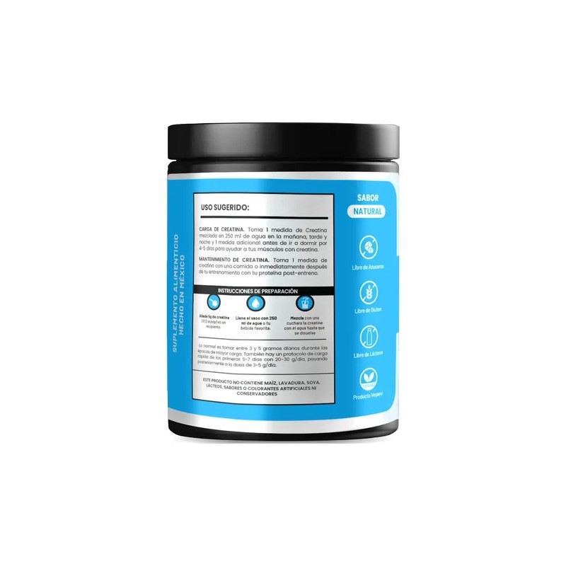 Creatina Monohidratada 500 G D-mon En Polvo Sabores