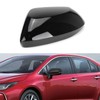 Black Right Passenger Side Replacement Mirror Cover Cap Housing for