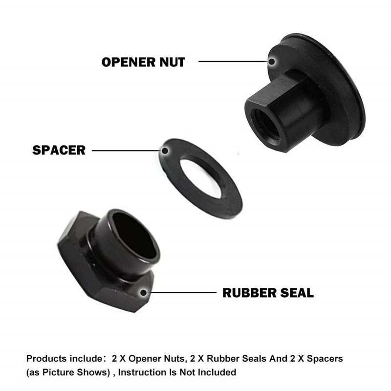 Sporacingrts Rear Windshield Glass Strut Hardware Repair Kit Compatible with