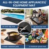 Under Washing Machine Mat , 7mm Thick Rubber Washer Dryer