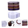 Mikinona 120pcs Nail Art Silver Thread Stickers Nail Art Strips