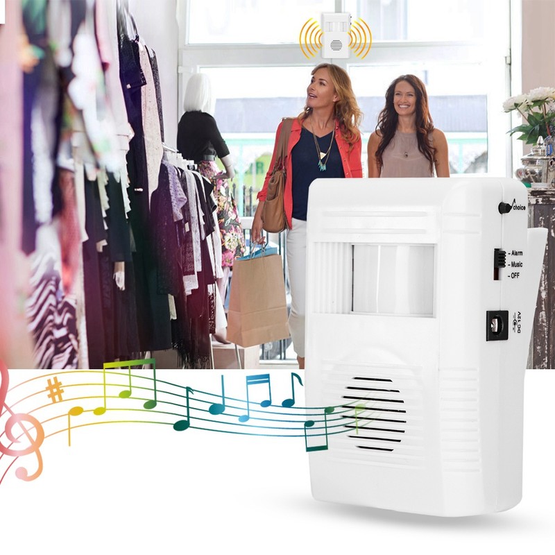 Human Body Induction Infrared Sensor Alarm Door Entry Welcome Greeting