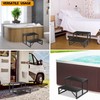 Talustool Hot Tub Step 500LBS Capacity Spa Side Step 2-Step