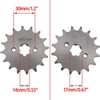 TDR 16T 428 Front Engine Sprocket Cog 17mm for 50cc