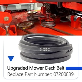 TUTUSIA Mower Deck Belt 07200839 Compatible with Gravely Ariens Edge 52 1/2 x 143.60 Zero Turn Lawn Mower Parts