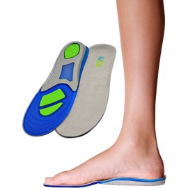 Children's Athletic Gel Insoles for Cushion and Comfort for Active Children ((26 CM) Teenage Size 6.5-8.5)