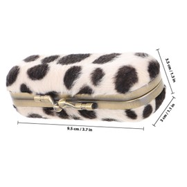 DINHEAROM Estuche Para Labiales Con Espejo Compacto Vintage Bolsa De Cosméticos Portátil Organizador Multifuncional Para Pintalabios Y Brillo De Labios