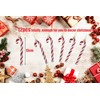 12Pack Christmas Glitter Candy Cane, Twisted Crutch Canes Christmas Tree