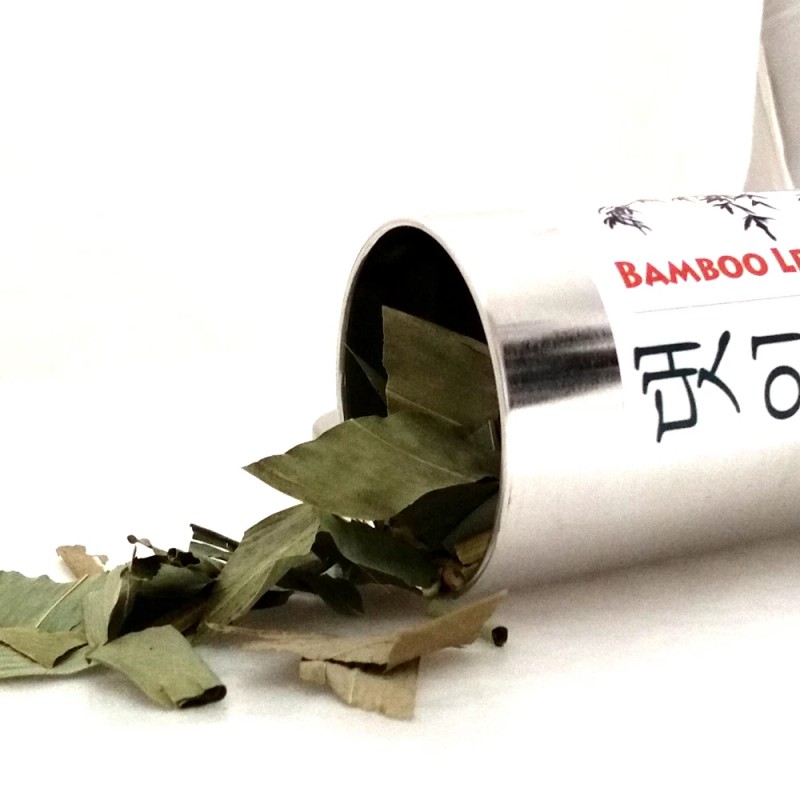 Prince Herb Natural Bamboo Loose Leaf Tea Gift Tin Caddy