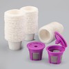 Haetyly 300 Count Paper Filters with 2 Pack Reusable K