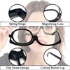 2 Pcs Makeup Glasses Flip Up Lens UK Only, Magnifying