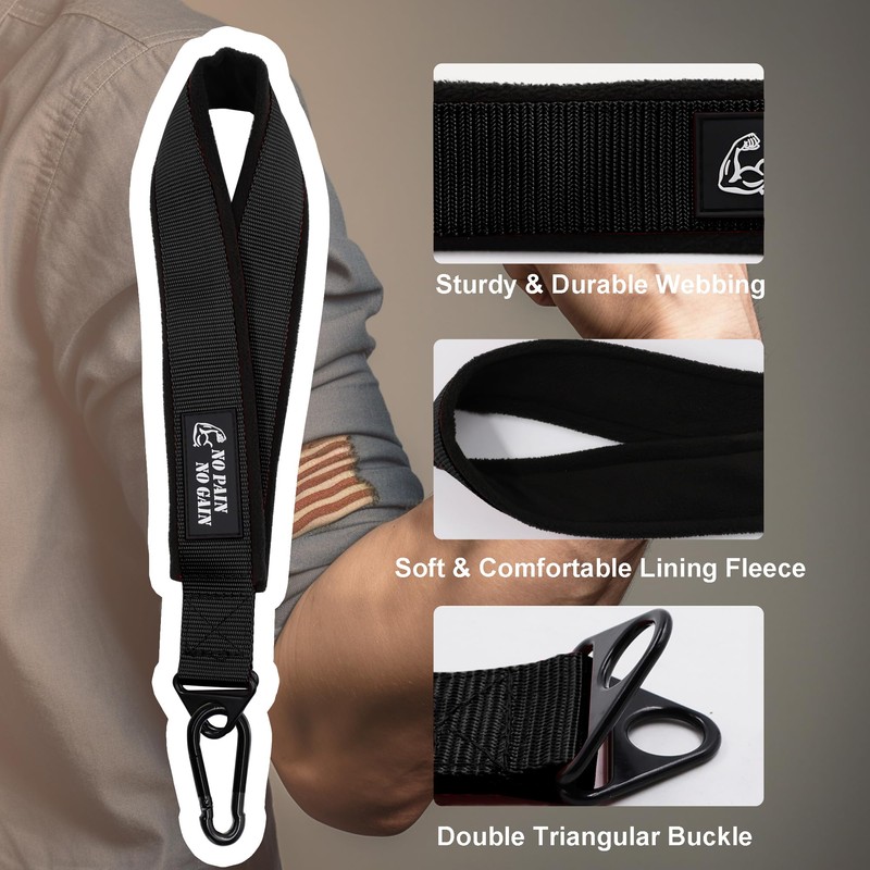 Arm Wrestling Training Strap Belt Hand Grip Arm Finger Forearm