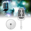 Karaoke Prop Microphone, Portable Plastic Light Prop Microphone for Photography