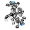 Connecting hose, two-way faucet, faucet couple tap, water fixture, washing machine water, two-way multi-purpose, veranda, watering / 연결호스 두갈래수도꼭지 수도꼭지 커플꼭지 수전 세탁기 수도 양갈래 멀티 베란다 물주기