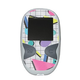 MightySkins Glossy Glitter Skin Compatible with Care Touch Glucose Meter - Awesome 80s | Protective, Durable High-Gloss Glitter Finish | Easy to Apply | Made in The USA