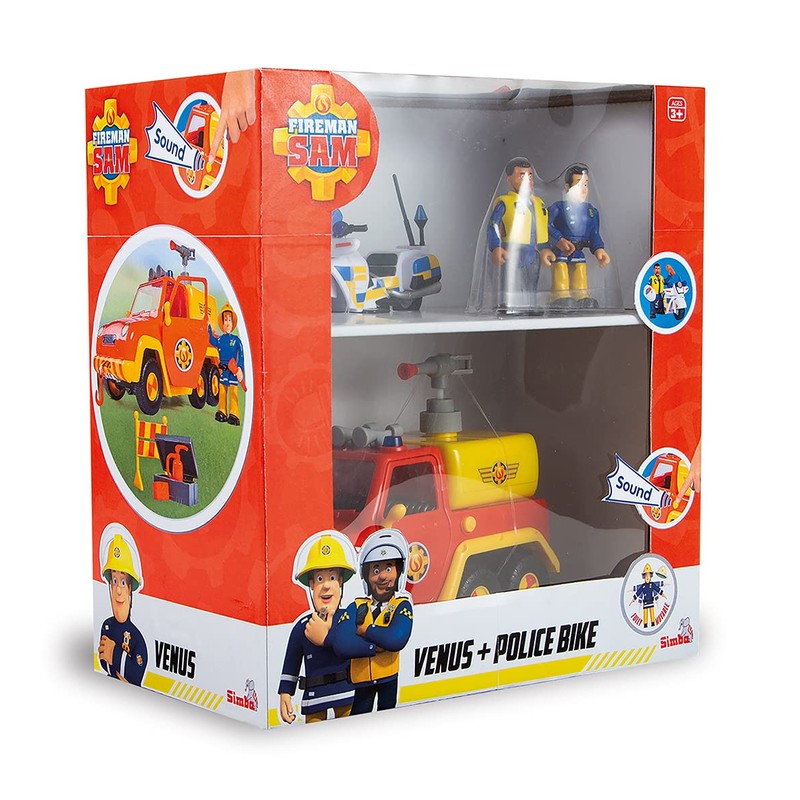 Simba 109251099038 Sam le Pompier - Vénus & Moto de