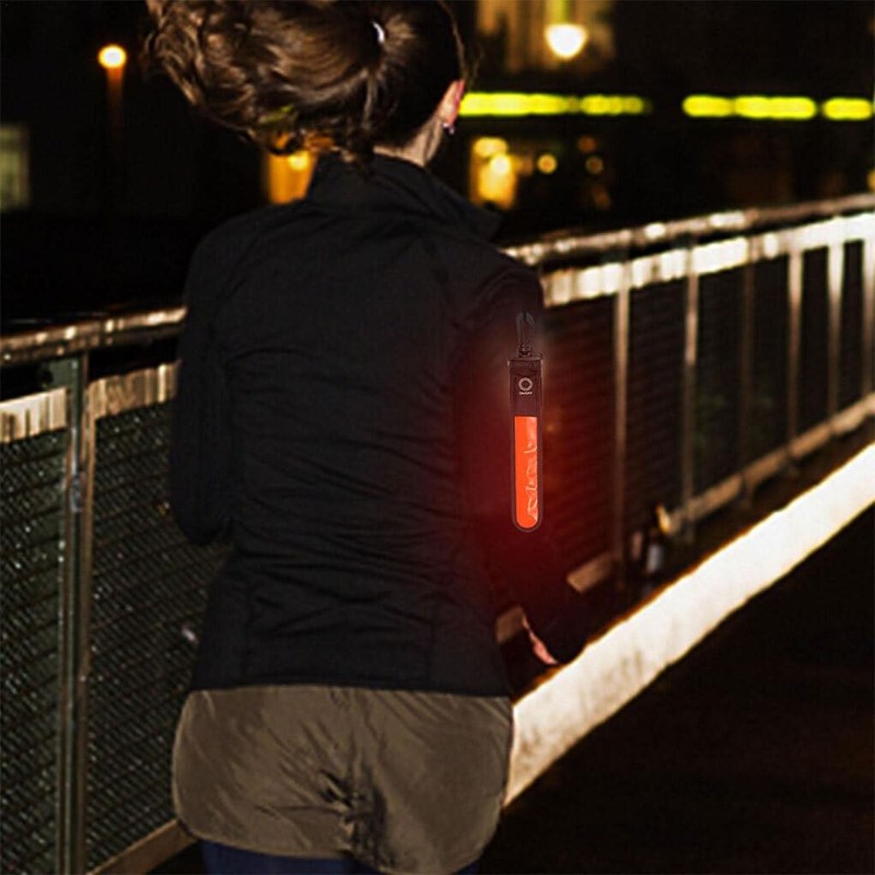 AIXXCUVQ LED Reflective Arm Bands for Running High Visibility Safety