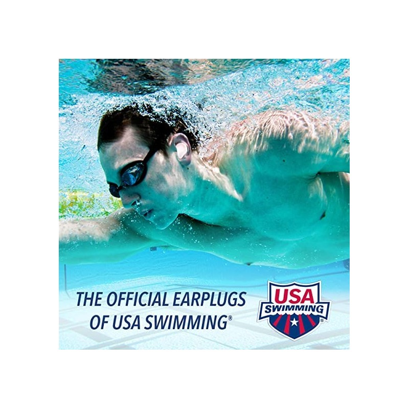 Aqua Ears Soft Silicone Earplugs (6 Pair)