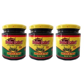 Doña Isabel Huacatay Pasta 212 gr. - 3 Pack / Black Mint Paste 7.5 oz. - 3 Pack