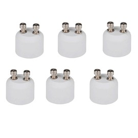 FINELED GU10 to MR16 GU5.3 Adapter Converters Light Sockets Lamp Holder (6 PACK)