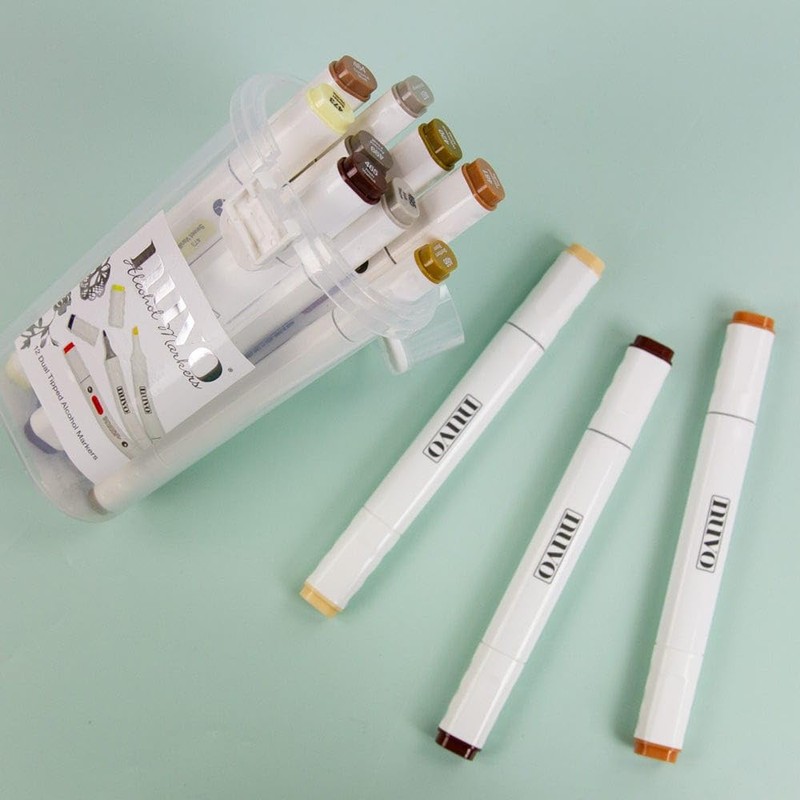 NUVO Alcohol Marker Pen Collection - Earth Tones - Set