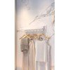 Wall Mounted Clothes Drying Rack Space Saving Laundry Rack Folding