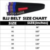 Twister Jiu Jitsu BJJ Belt 1.5” Wide for Men Women