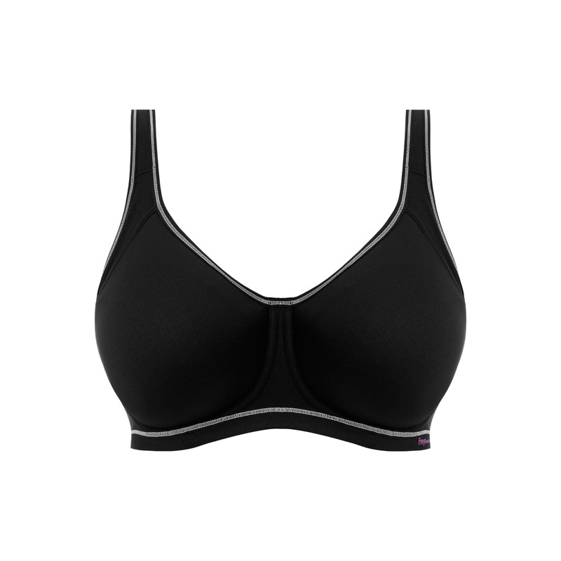 Freya Women's F Active Black sports bras, Storm, 38 D