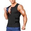 Junlan Sauna Suit for Men 2 in 1 Waist Trainer