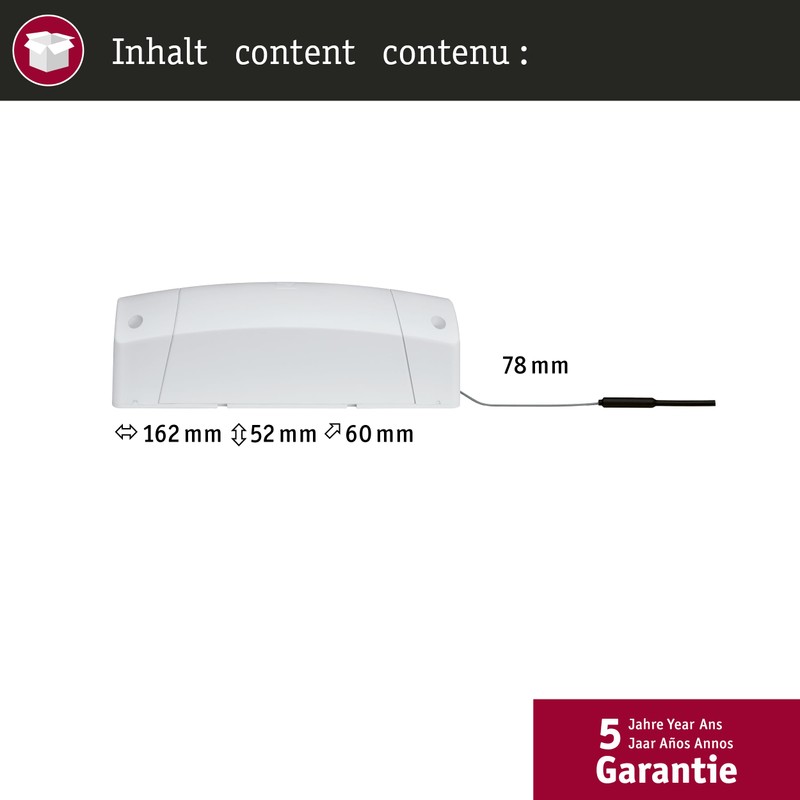 Paulmann 50044 SmartHome ZigBee Cephei dimming controller max. 400W 230V