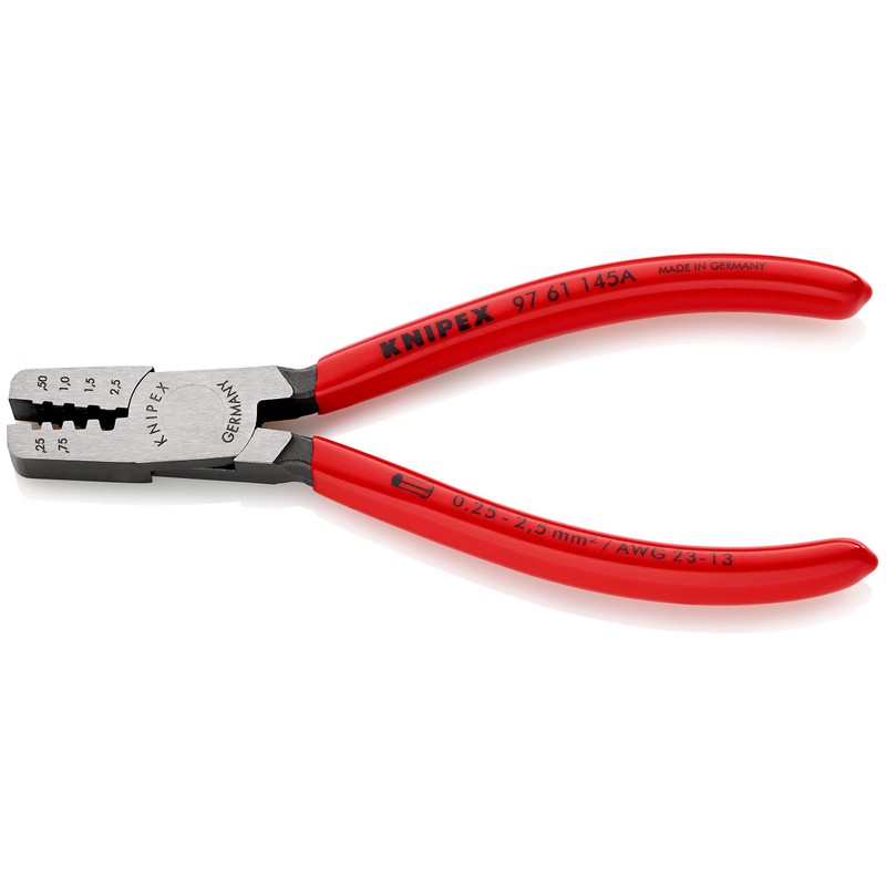 Knipex 97 61 145 A 0,25-2,5mm Crimping Pliers for end