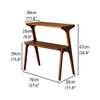 Nakamukaku Living Room end Tables, Sofa Table, Wood with Storage