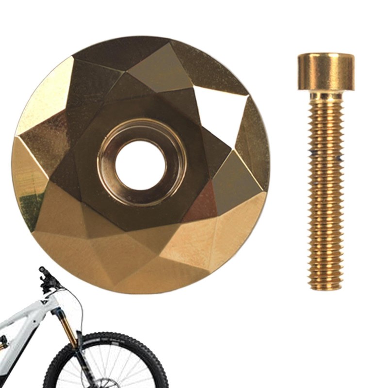 Road Bikes Bowl Cover,Lightweight Headset Top Caps Non-Slip Bikes Bowl