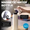 Insulated Water Bottle Compatible Magsafe Water Bottle with Phone Holder,Stainless