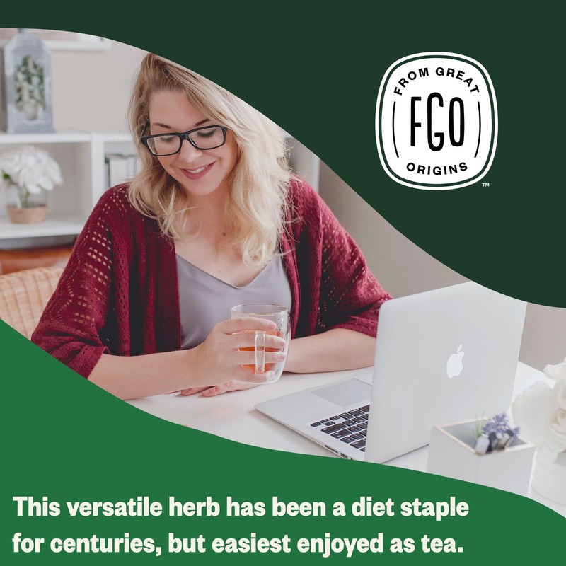 FGO Organic Nettle Leaf Tea, 100 Count, Eco-Conscious Tea Bags,