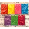 7 * 100GM's HOLI COLOURED POWDER FOR COLOUR RUN, GENDER