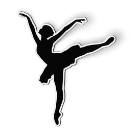 Ballerina Dancer Beautiful - Magnet - Car Fridge Locker - 3"