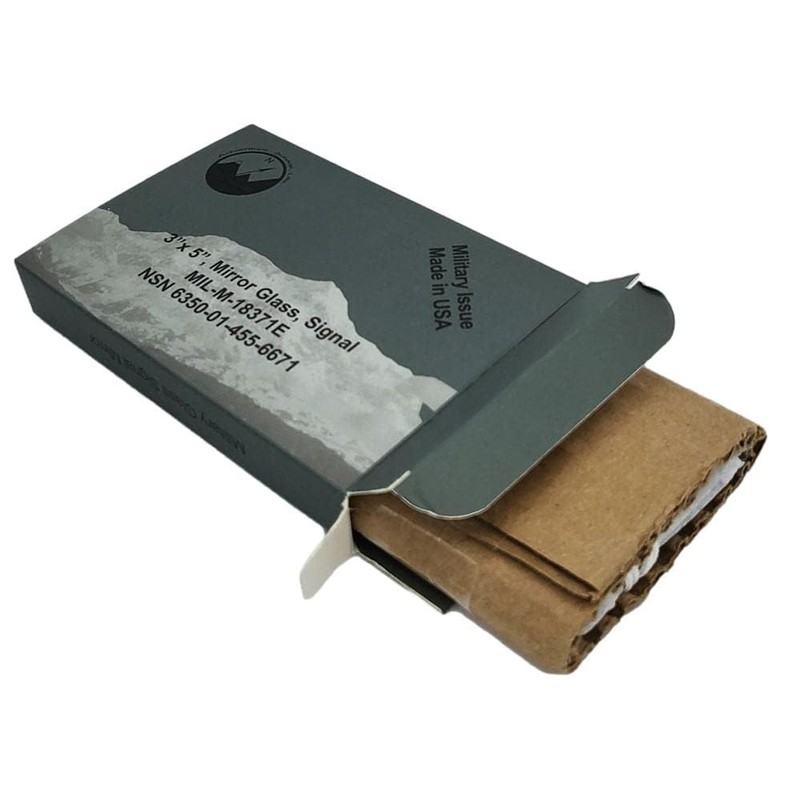 Best Glide ASE Military Grade Glass Signal Mirror (3 x