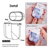QINGQING Compatible with AirPods Case, 3 in 1 Cute Printed