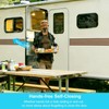 WanDwel Aluminum RV Screen Door Closer with Spring Keep Mesh